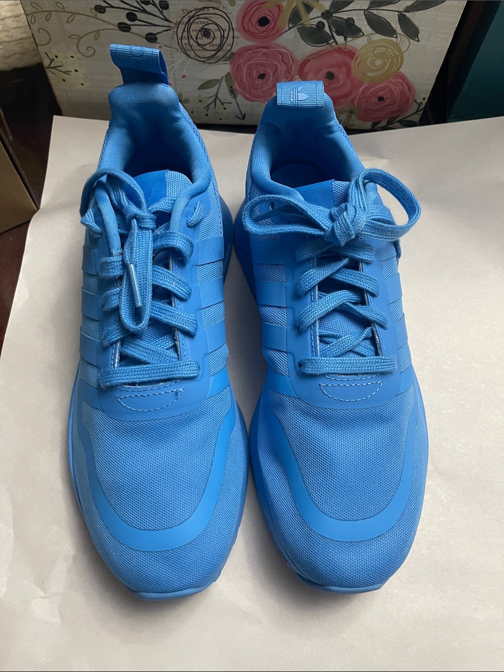 adidas Kids Athletic Sneakers in Bright Blue